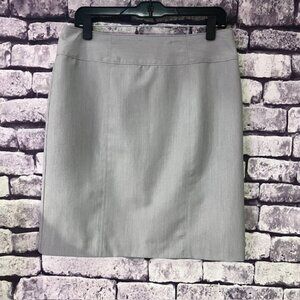 Worthington Gray Fully Lined Skirt Size 12